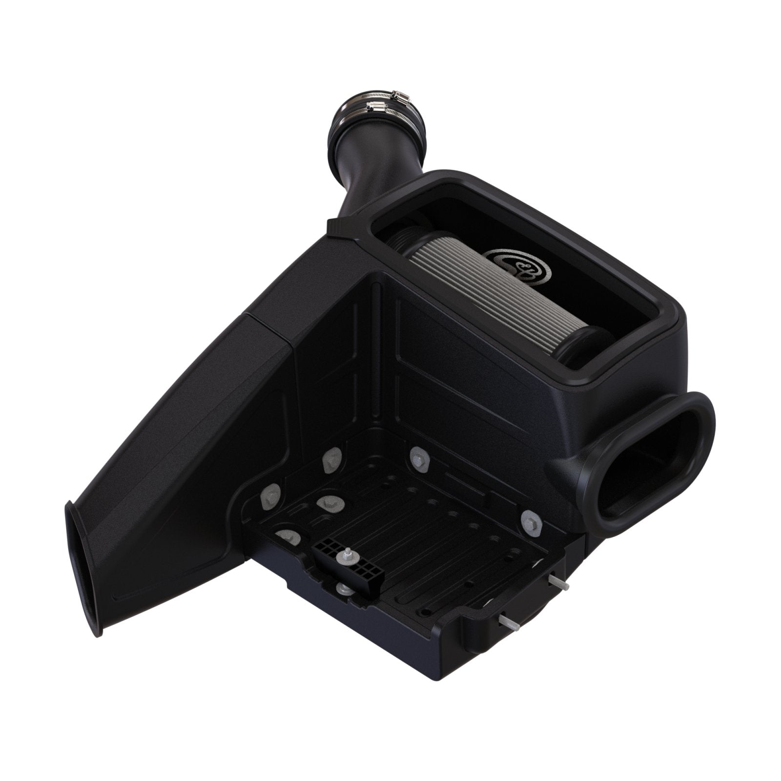 S&B - Cold Air Intake For 98 - 03 Ford F250 F350 F450 F550 V8 - 7.3L Powerstroke Dry Extendable White S&B - Demon Performance