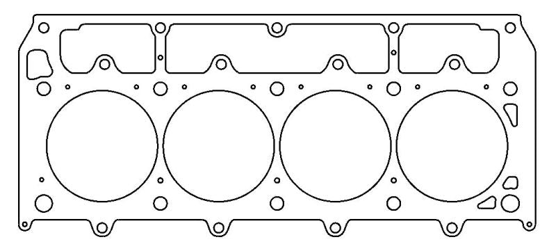Cometic Gasket - Cometic GM LSX McLaren 4.185in Bore .051 inch MLS Headgasket - Left - Demon Performance