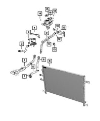 Demon Performance - Coolant Hose - Mopar (68304630AB) - Demon Performance