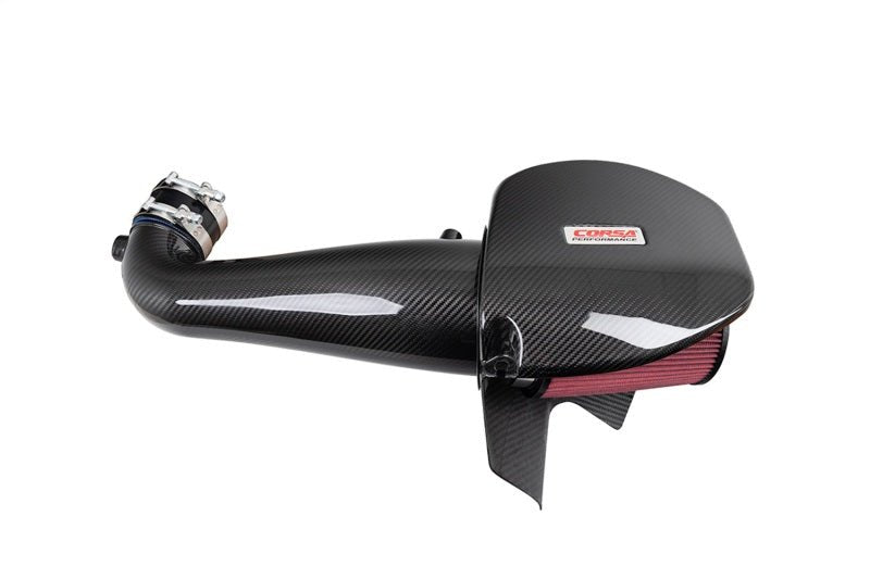CORSA Performance - Corsa 11-23 Dodge Challenger/Charger 5.7L V8 Carbon Fiber Open Element Air Intake - Dry - Demon Performance