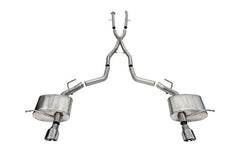 CORSA Performance - Corsa 11-23 Dodge Durango Xtreme 2.5in Cat-Back Dual Rear Exit w/ Single 4.5in Polished Tips - Demon Performance