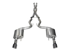 CORSA Performance - Corsa 15-17 Ford Mustang GT Coupe 5.0L 3in Sport Cat-Back Exhaust Dual Rear Exit w/ Gun Metal Tips - Demon Performance