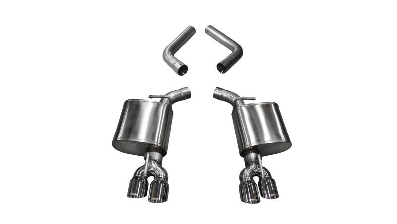 CORSA Performance - Corsa 15-19 Dodge Challenger 6.4L/17-19 Challenger 5.7 Polished Sport Axle-Back Exhaust w/3.5in Tips - Demon Performance