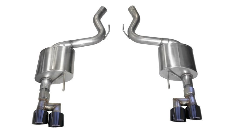 CORSA Performance - Corsa 18-19 Ford Mustang 5.0L V8 3in Sport Axle-Back Dual Rear Exit w/ 4in Black PVD Pro-Series Tips - Demon Performance