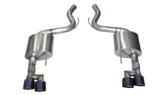 CORSA Performance - Corsa 18-19 Ford Mustang 5.0L V8 3in Sport Axle-Back Dual Rear Exit w/ 4in Black PVD Pro-Series Tips - Demon Performance