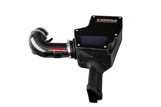 CORSA Performance - Corsa 18 - 23 Ford Mustang GT 5.0L V8 Carbon Fiber Air Intake w/ Oiled Air Filter - Demon Performance