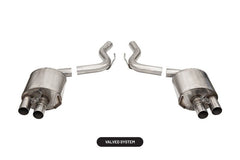 CORSA Performance - Corsa 2015-2020 Ford Mustang GT350/R 5.2L V8 Dual Rear Axle-Back- Stainless Dual Rear Exit - Demon Performance