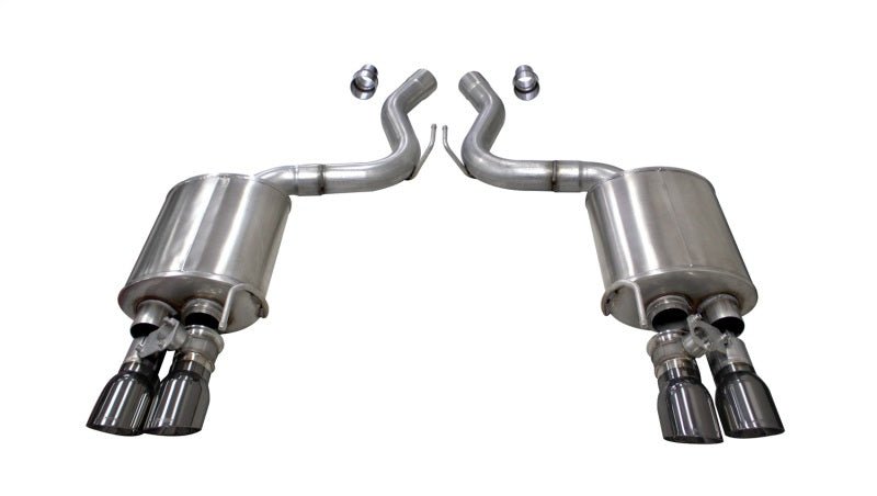 CORSA Performance - Corsa 2018+ Ford Mustang GT Fastback 5.0L 3in Sport Axle-Back Exhaust w/ 4in Gunmetal Tips - Demon Performance