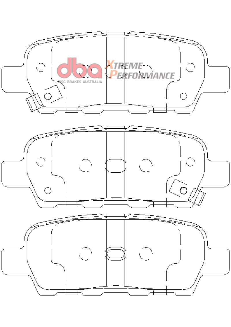 DBA - DBA 07-13 Nissan Sentra XP650 Rear Brake Pads - Demon Performance