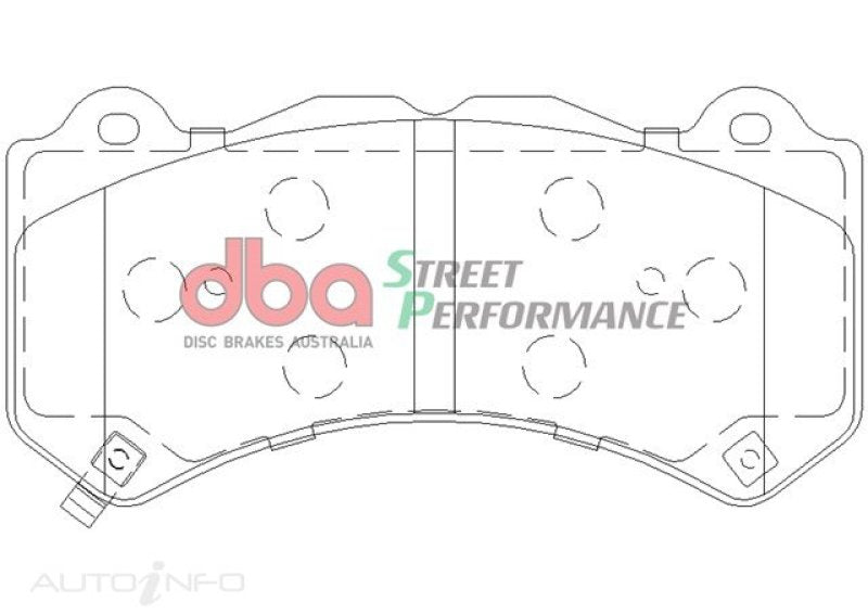 DBA - DBA 07 - 22 Nissan GT - R R35 Front Street Performance Brake Pad Kit - Demon Performance