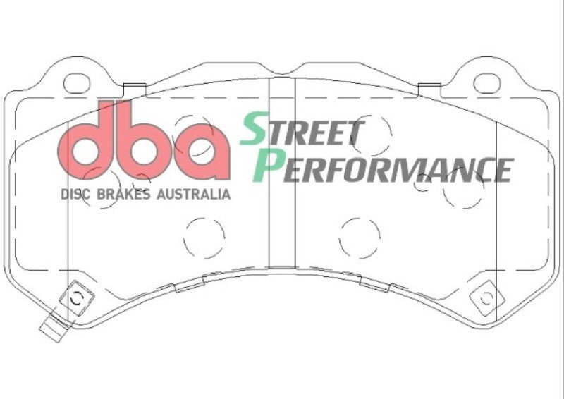 DBA - DBA 07 - 22 Nissan GT - R R35 Front Street Performance Brake Pad Kit - Demon Performance