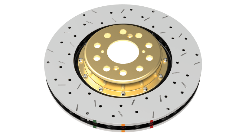 DBA - DBA 09 - 24 Nissan GTR Rear 5000 Series Drilled & Slotted Ring - Demon Performance