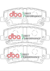 DBA - DBA 15-19 Ford Mustang GT (w/Performance Package/380mm Front Rotor) SP Performance Rear Brake Pads - Demon Performance