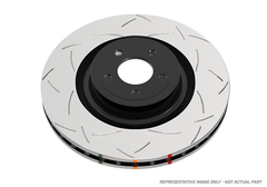 DBA - DBA 2015+ Dodge Charger/Challenger SRT Hellcat (w/Brembo Caliper) Rear Slotted 4000 Series Rotor - Demon Performance