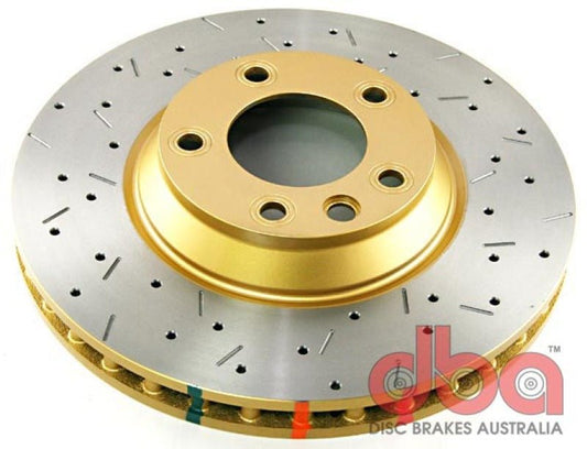 DBA - DBA 3/06-08 Audi Q7 Front Drilled & Slotted 4000 Series Rotor - Demon Performance