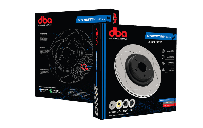 DBA - DBA 7/90 - 96 Turbo/6/89 - 96 Non - Turbo 300ZX Rear Slotted Street Series Rotor - Demon Performance