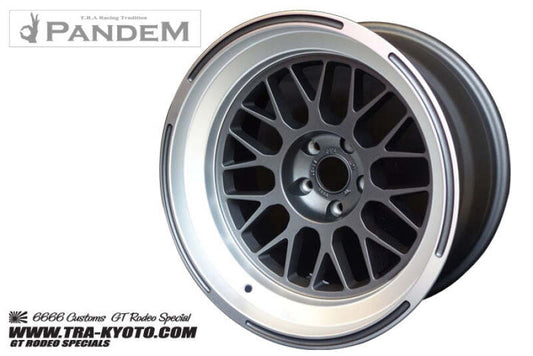 GReddy Pandem 6666 Wheel 18x9 +6 5-114 - Gunmetal