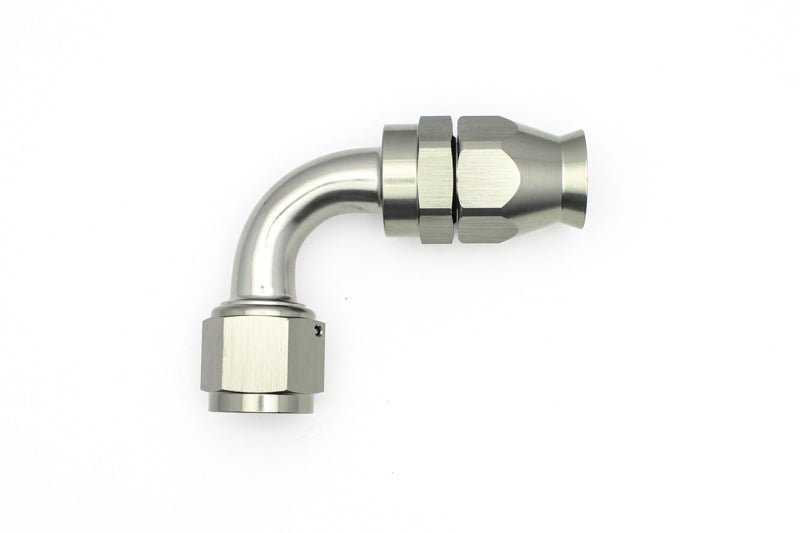 DeatschWerks - DeatschWerks 10AN Female Swivel 90-Degree Hose End PTFE (Incl. 1 Olive Insert) - Demon Performance
