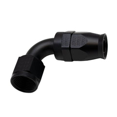 DeatschWerks - DeatschWerks 10AN Female Swivel 90-Degree Hose End PTFE (Incl Olive Insert) - Anodized Matte Black - Demon Performance