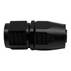 DeatschWerks - DeatschWerks 10AN Female Swivel Straight Hose End CPE - Anodized Matte Black - Demon Performance