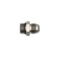 DeatschWerks - DeatschWerks 10AN ORB Male to 10 AN Male Flare Adapter (Incl O-Ring) - Anodized Matte Black - Demon Performance