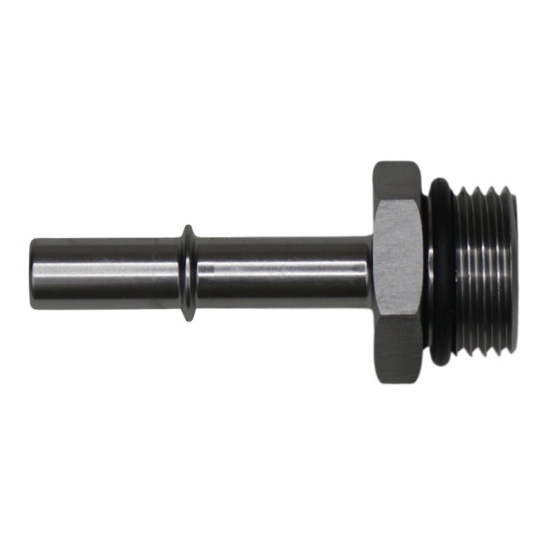 DeatschWerks - DeatschWerks 10AN ORB Male to 3/8in Male EFI Quick Connect Adapter - Anodized DW Titanium - Demon Performance