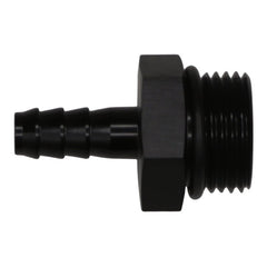 DeatschWerks - DeatschWerks 10AN ORB Male to 5/16in Male Triple Barb Fitting (Incl O-Ring) - Anodized Matte Black - Demon Performance