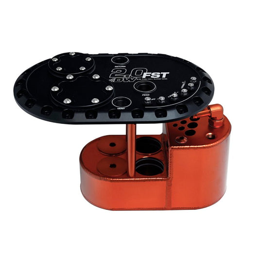 DeatschWerks - Deatschwerks 2.0L Staged Fuel Cell Universal Surge Tank (Fits 4 DW200/DW300/DW400 Fuel Pumps) - Demon Performance