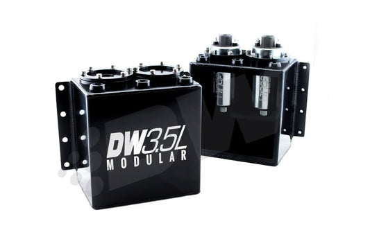 DeatschWerks - DeatschWerks 3.5L Modular Surge Tank (Fits 1-2 DW350iL Fuel Pumps - Pumps Not Included) - Demon Performance