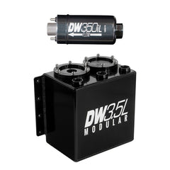 DeatschWerks - DeatschWerks 3.5L Modular Surge Tank (Incl. 1 DW350iL In-Line Fuel Pump) - Demon Performance