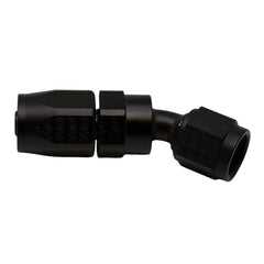 DeatschWerks - DeatschWerks 6 AN Female Flare Swivel 30-Degree Hose End CPE - Anodized Matte Black - Demon Performance