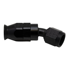 DeatschWerks - DeatschWerks 6 AN Female Flare Swivel 30-Degree Hose End PTFE - Anodized Matte Black - Demon Performance