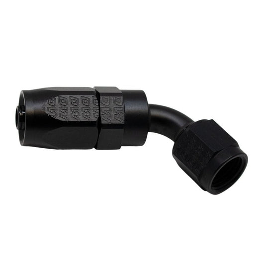 DeatschWerks - DeatschWerks 6 AN Female Flare Swivel 60-Degree Hose End CPE - Anodized Matte Black - Demon Performance