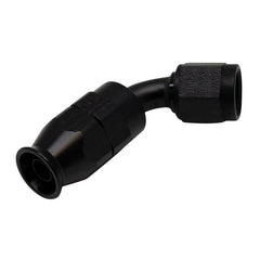 DeatschWerks - DeatschWerks 6 AN Female Flare Swivel 60-Degree Hose End PTFE - Anodized Matte Black - Demon Performance