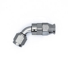 DeatschWerks - DeatschWerks 6 AN Female Flare Swivel 60-Degree Hose End PTFE - Anodized Matte Black - Demon Performance