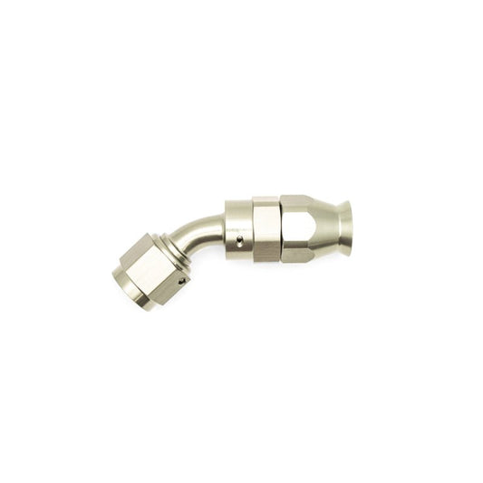 DeatschWerks - DeatschWerks 6AN Female Swivel 45-Degree Hose End PTFE (Incl. 1 Olive Insert) - Demon Performance