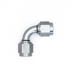 DeatschWerks - DeatschWerks 6AN Flare Female Swivel 90-Degree to 6AN Flare Female Swivel - Anodized Matte Black - Demon Performance