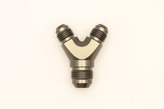 DeatschWerks - DeatschWerks 6AN Male Flare + 6AN Male Flare to 8AN Male Flare Y Block Fitting - Demon Performance
