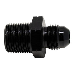 DeatschWerks - DeatschWerks 6AN Male Flare to 3/8in Male NPT Adapter - Anodized Matte Black - Demon Performance