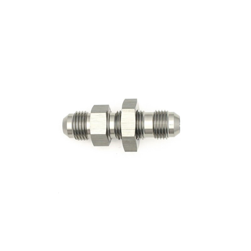 DeatschWerks - DeatschWerks 6AN Male Flare To 6AN Male Flare Bulkhead Adapter (Incl. Nut) - Demon Performance