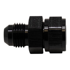 DeatschWerks - DeatschWerks 6AN Male Flare to Fuel Pump Outlet Barb Adapter - Anodized Matte Black - Demon Performance