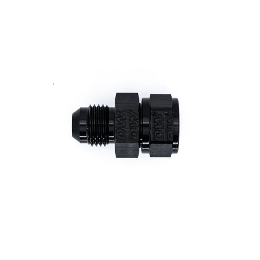 DeatschWerks - DeatschWerks 6AN Male Flare To Fuel Pump Outlet Barb Adapter - Black - Demon Performance