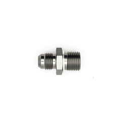 DeatschWerks - DeatschWerks 6AN Male Flare to M16 X 1.5 Male Metric Adapter (Incl Washer) - Anodized Matte Black - Demon Performance