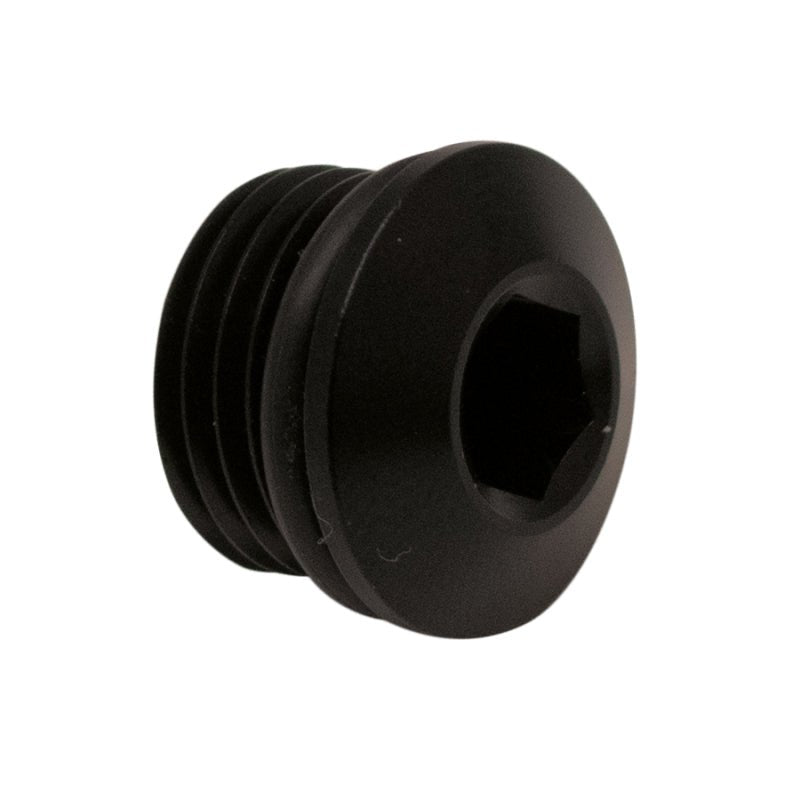 DeatschWerks - DeatschWerks 6AN ORB Male Plug Low Profile Internal Allen/Hex (Incl O-Ring) - Anodized Matte Black - Demon Performance