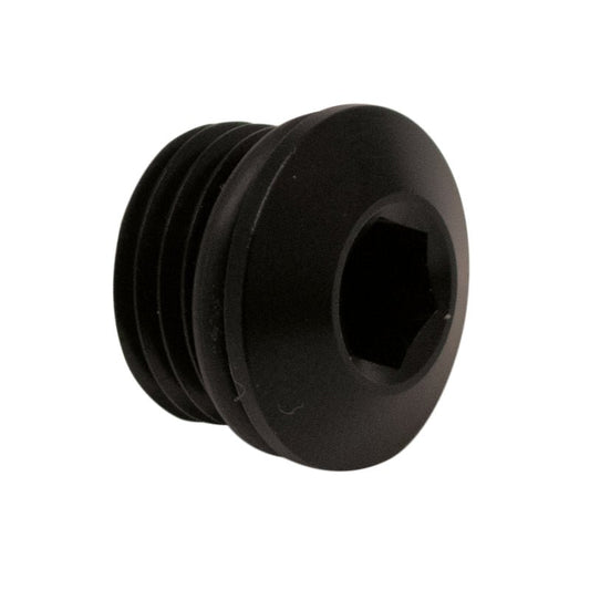 DeatschWerks - DeatschWerks 6AN ORB Male Plug Low Profile Internal Allen/Hex (Incl O-Ring) - Anodized Matte Black - Demon Performance