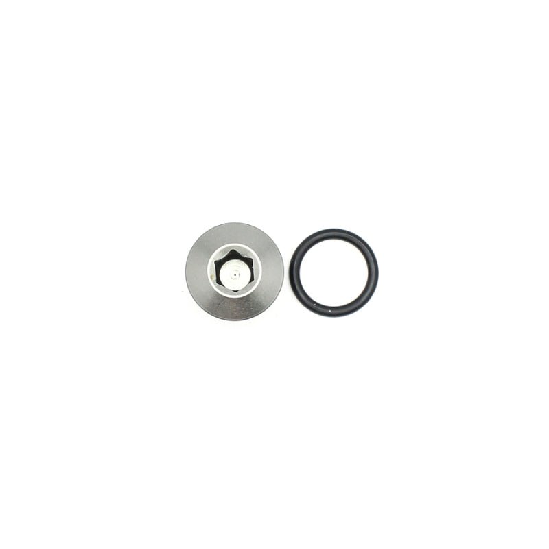 DeatschWerks - DeatschWerks 6AN ORB Male Plug Low Profile Internal Allen/Hex (Incl O-Ring) - Anodized Matte Black - Demon Performance