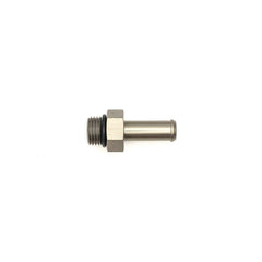 DeatschWerks - DeatschWerks 6AN ORB Male to 3/8in Male Barb Fitting (Incl O-Ring) - Anodized Matte Black - Demon Performance