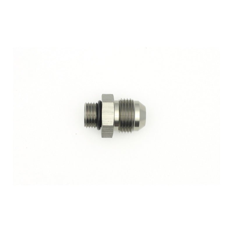 DeatschWerks - DeatschWerks 6AN ORB Male to 8AN Male Flare Adapter (Incl O-Ring) - Anodized Matte Black - Demon Performance