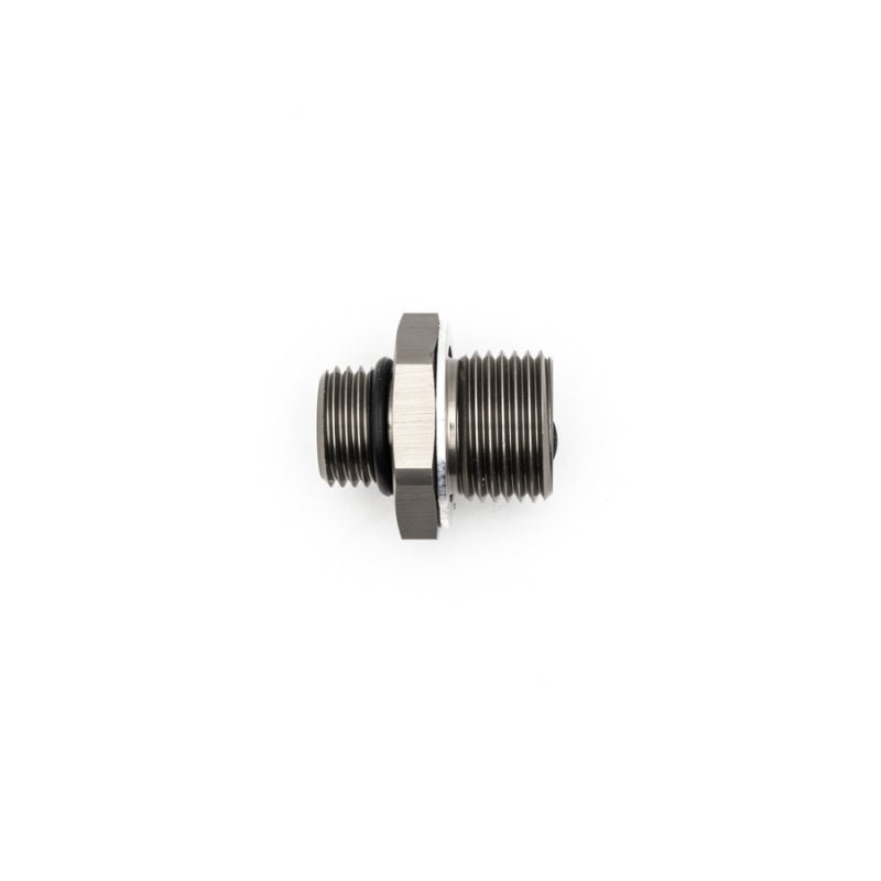 DeatschWerks - DeatschWerks 6AN ORB Male to M18 X 1.5 Metric Male (Incl O-Ring and Washer) - Anodized Matte Black - Demon Performance