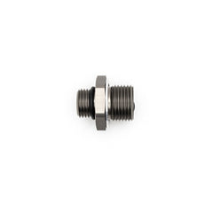 DeatschWerks - DeatschWerks 6AN ORB Male to M18 X 1.5 Metric Male (Incl O-Ring and Washer) - Anodized Matte Black - Demon Performance